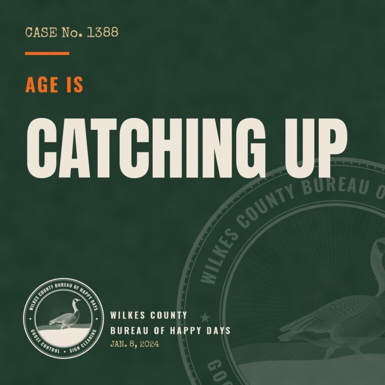 Happy Daily 1388 – Age is catching up