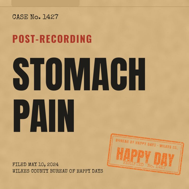 Happy Daily 1427 – Post-Recording Stomach Pain