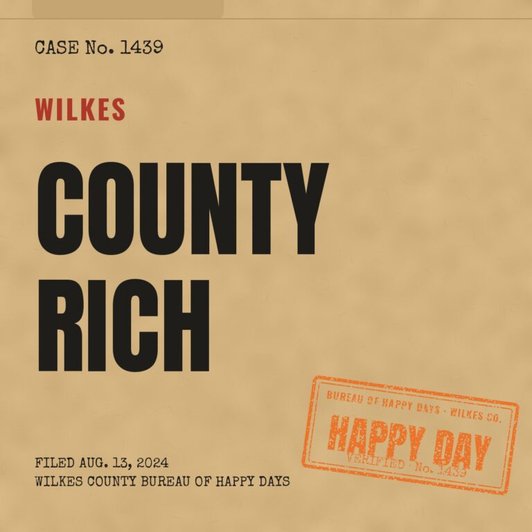 Happy Daily 1439 – Wilkes County Rich
